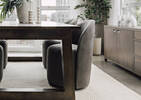Chaise pivotante Lyles -Unika ardoise