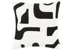 Roque Pillow 20x20 Ivory/Black