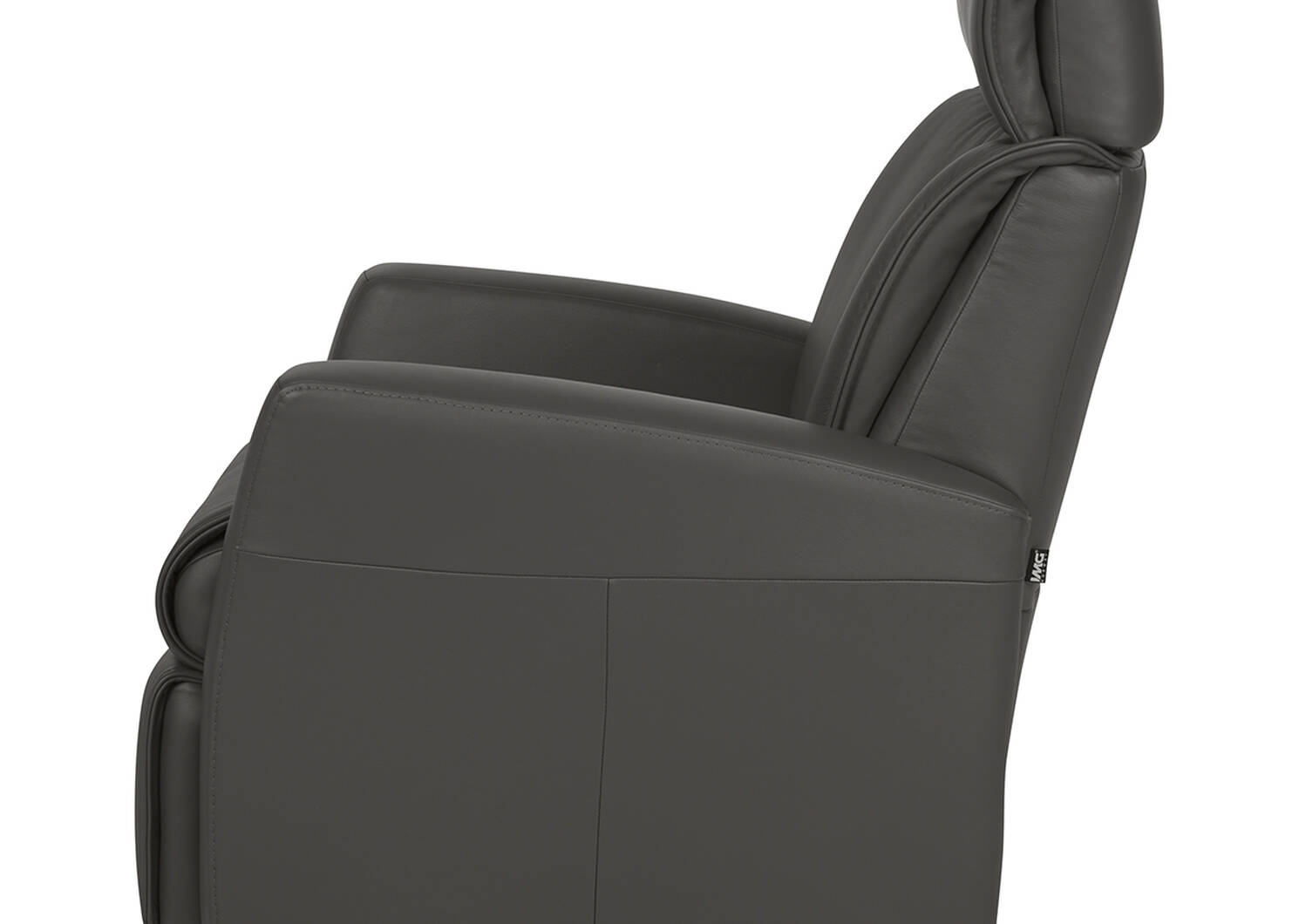 Hendrick Leather Recliner -Tre Graphite