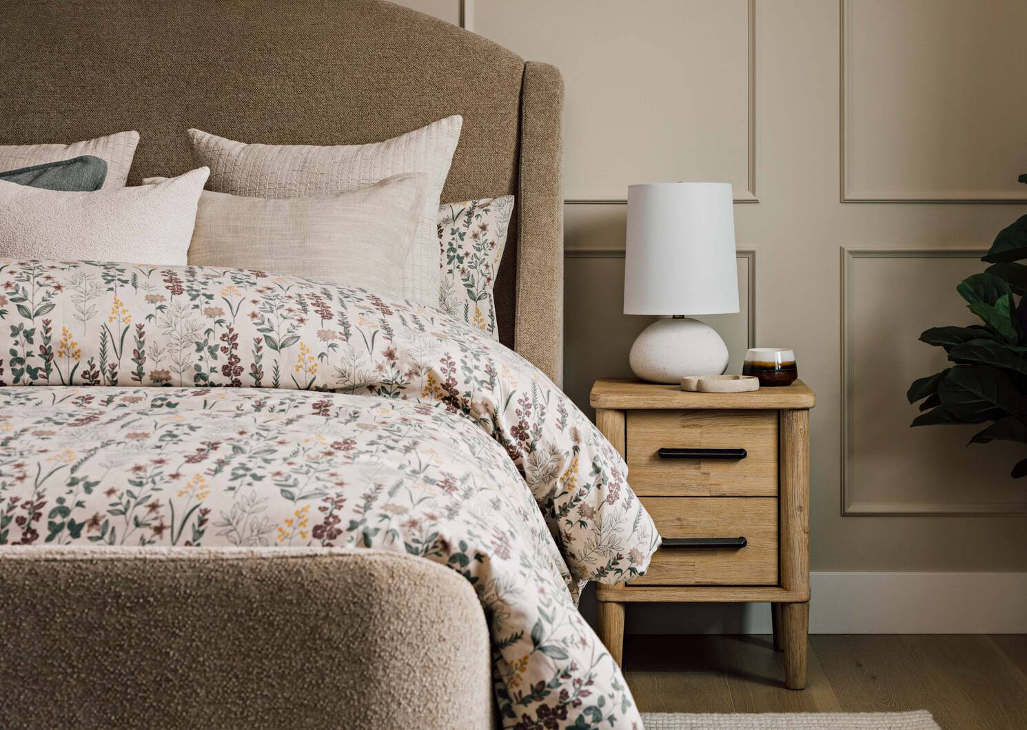 Eldon Slim Nightstand -Henley Sandstone