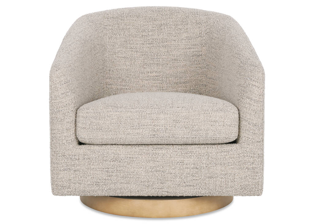 Fauteuil pivotant Caleb -Luly taupe