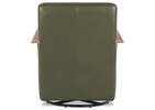 Fauteuil piv. en cuir Simone -Ari mousse