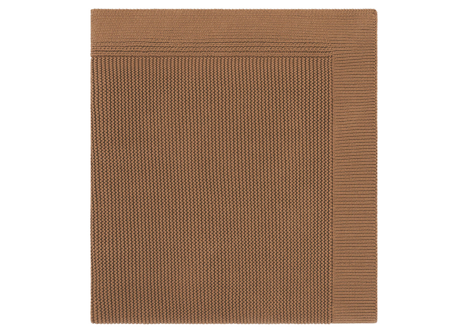 Jeté en coton Ashby caramel