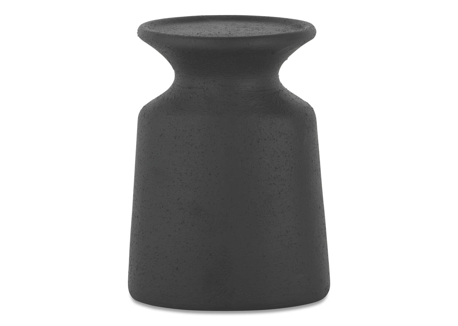 Cillian Candle Holder Short Black