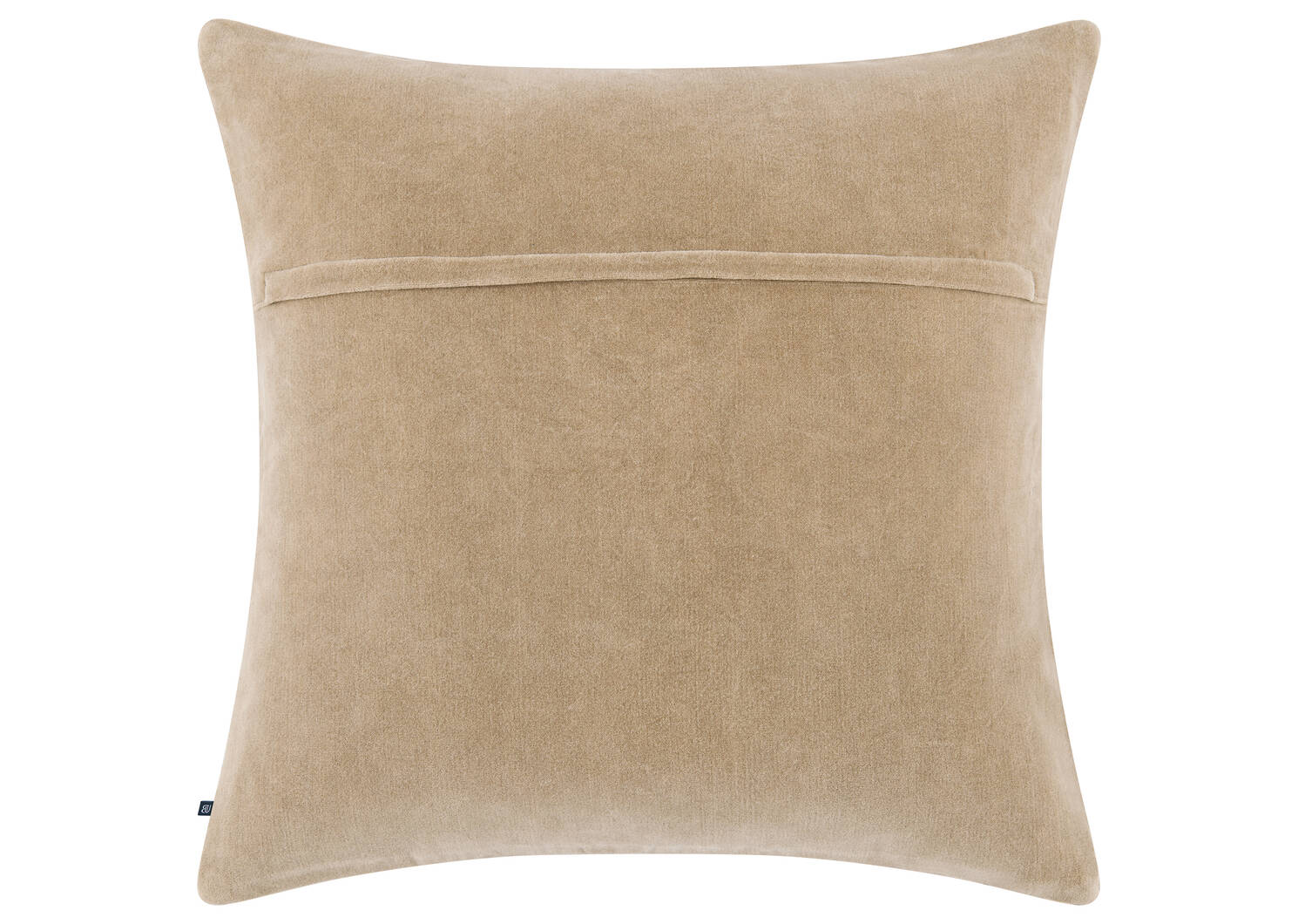 Coussin en coton vel. Morley 20x20 sable