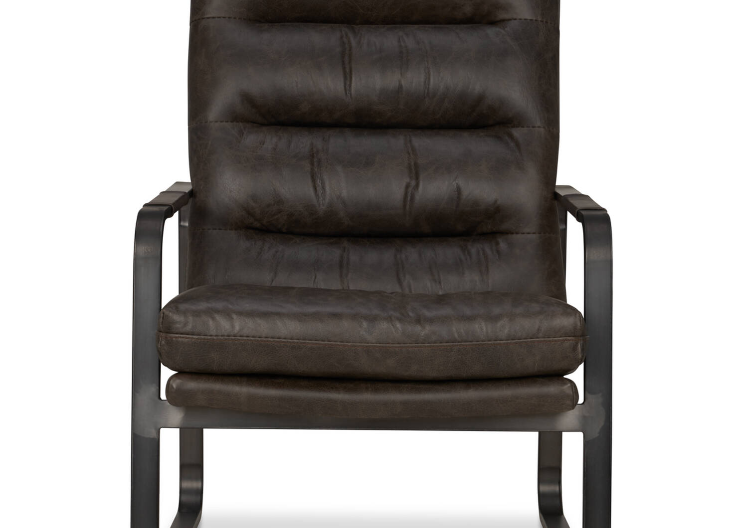 Donnelly Leather Armchair -Hurst Cocoa