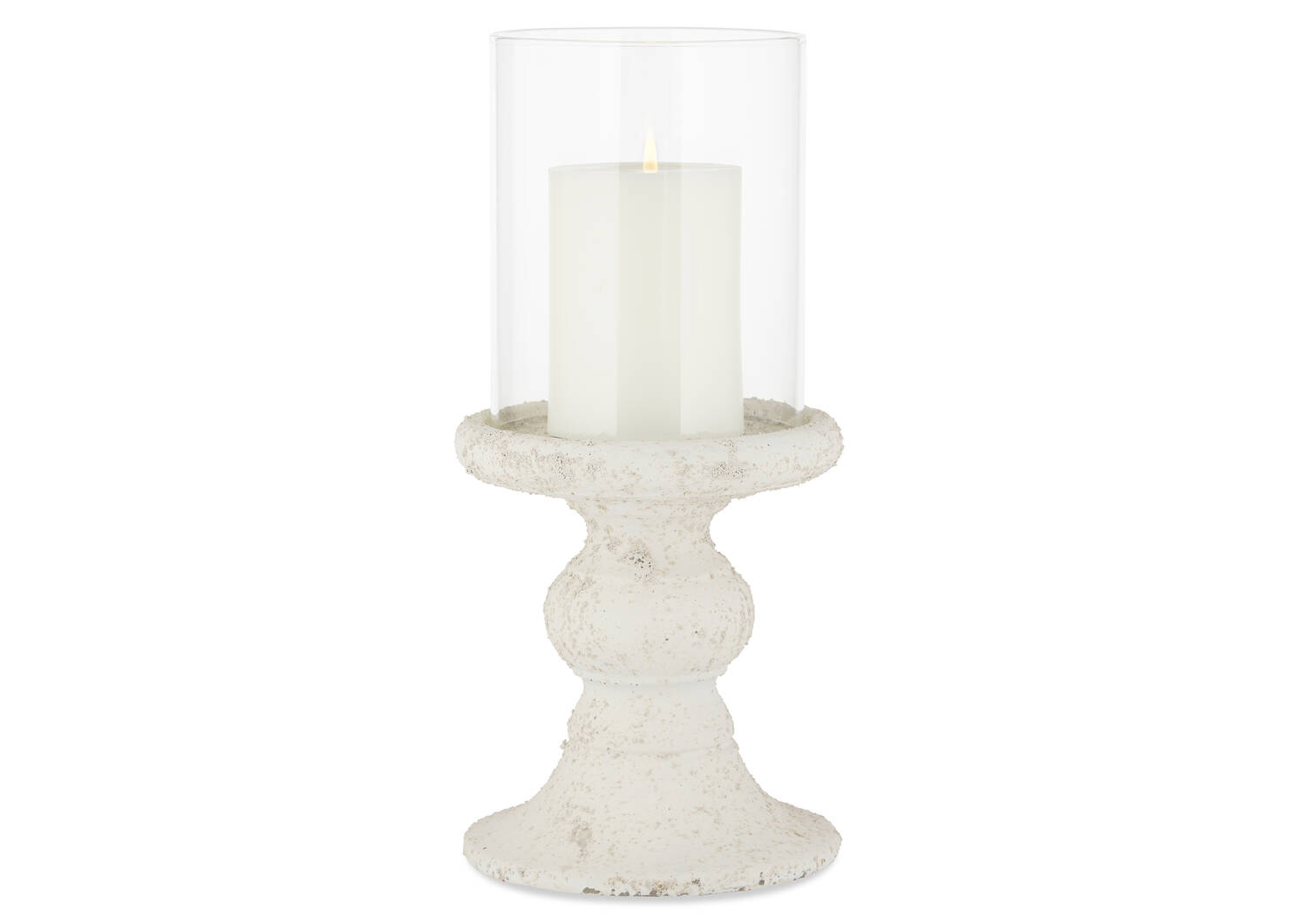 Larisa Candle Holder White