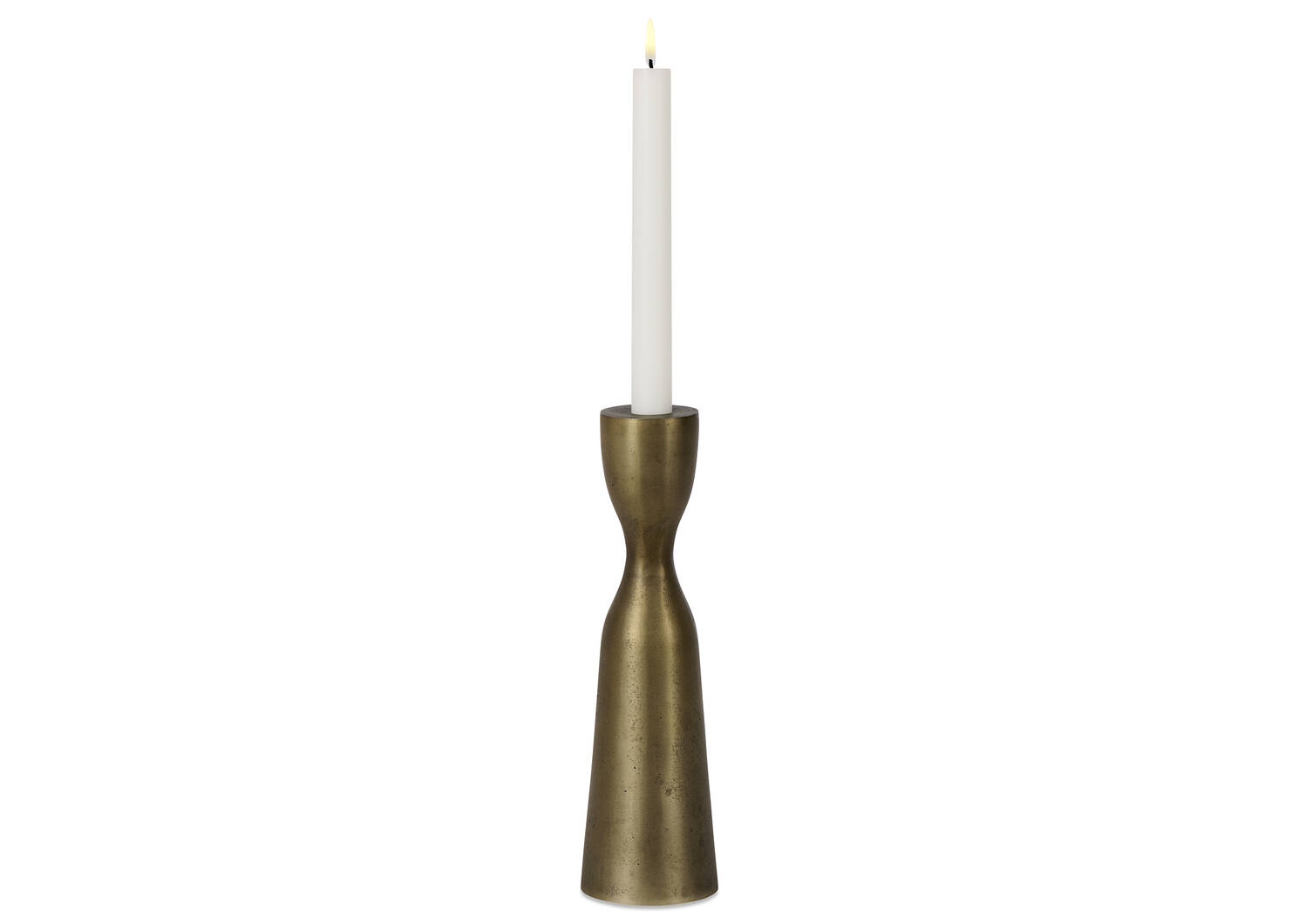 Valor Candle Holder Antique Brass