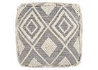 Olympia Pouf Navy/Ivory