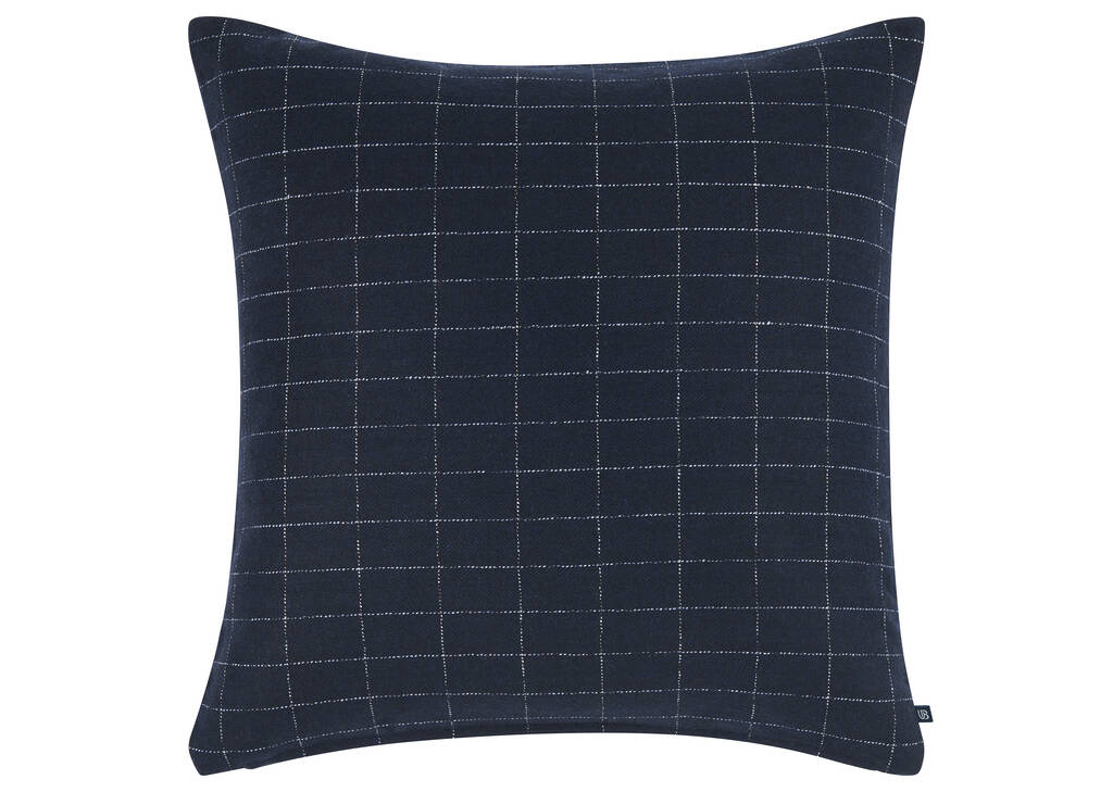 Wallace Plaid Pillow 20x20 Navy