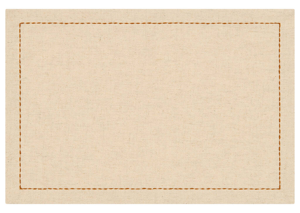 Crinkle Stitched Placemat Natural