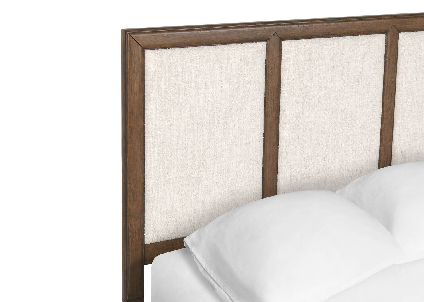 Wickham St Bed -Arwin Br/Yala Tan, QUEEN