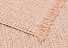 Darwin Waffle Throw Pink Dust