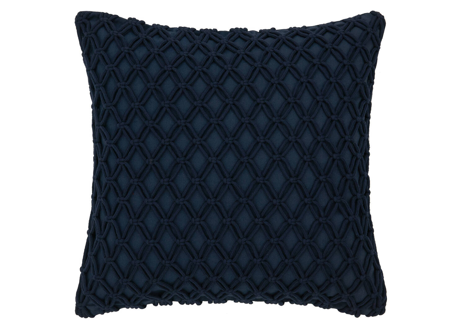 Coussin Corde 20x20 indigo