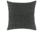 Coussin en coton Evaton 20x20 gris foncé