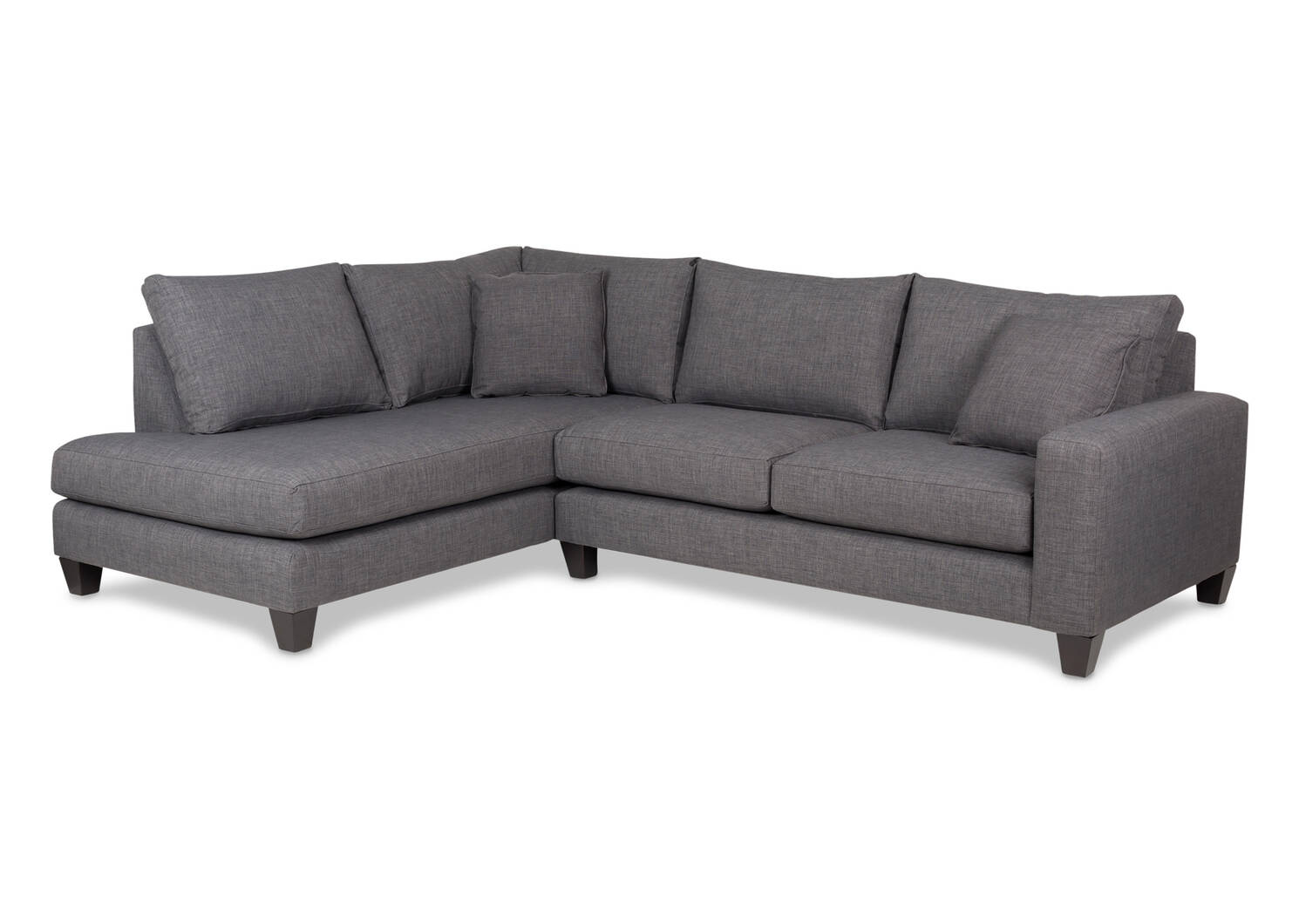 Bronx Sectional -Tony Charcoal