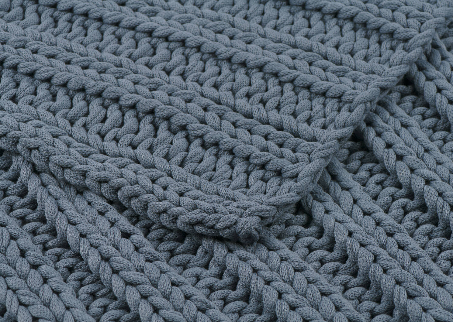Jeté Corrigan bleu mer