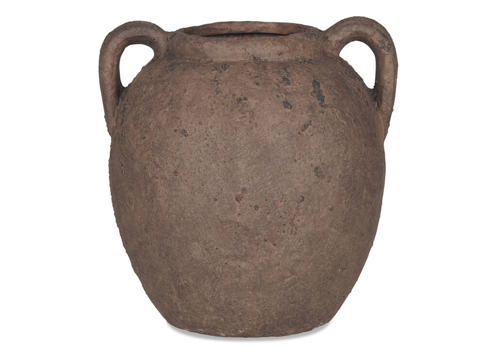 Merrill Vase Short Brown