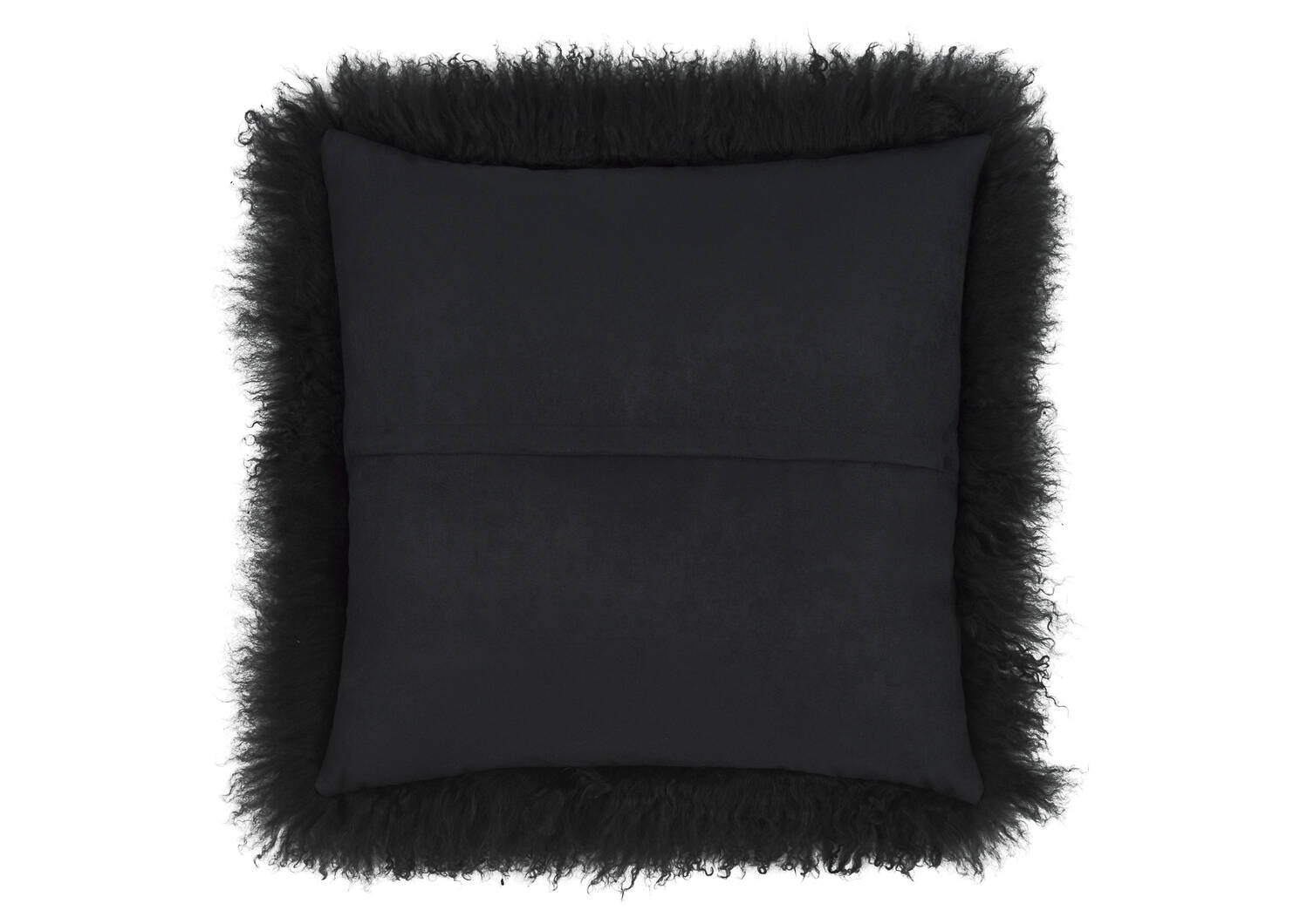 Coussin Mongolian 20x20 noir