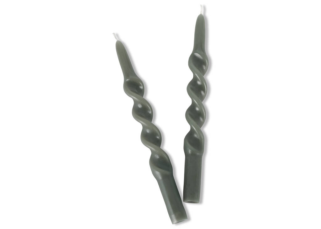 Ensemble de chandelles Twist sauge