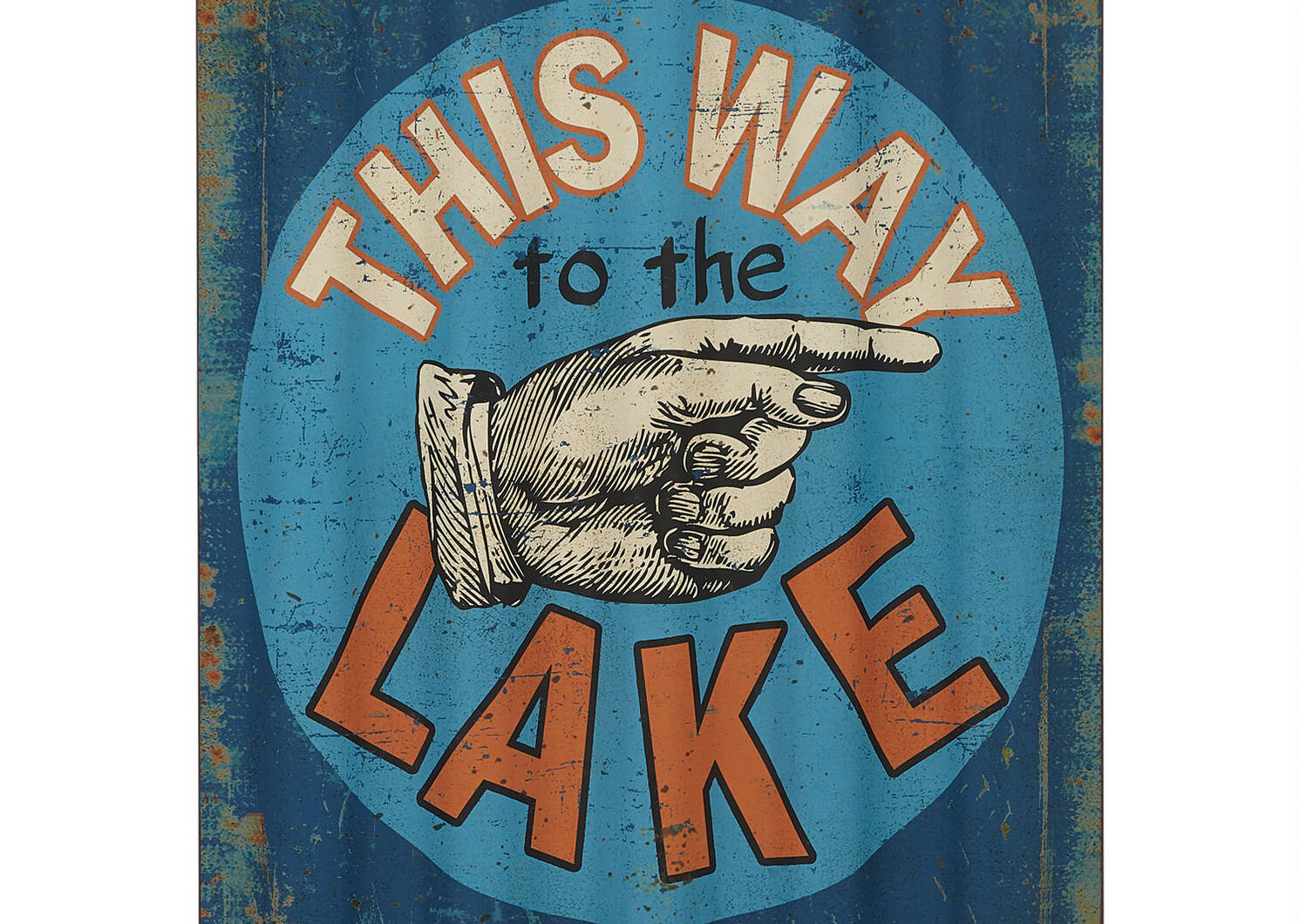 This Way Wall Plaque