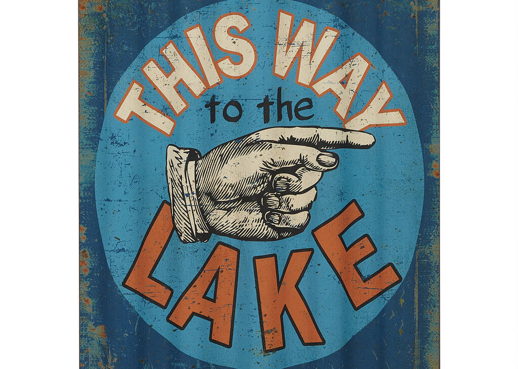 This Way Wall Plaque