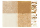 Kennedy Plaid Throw Natural/Camel