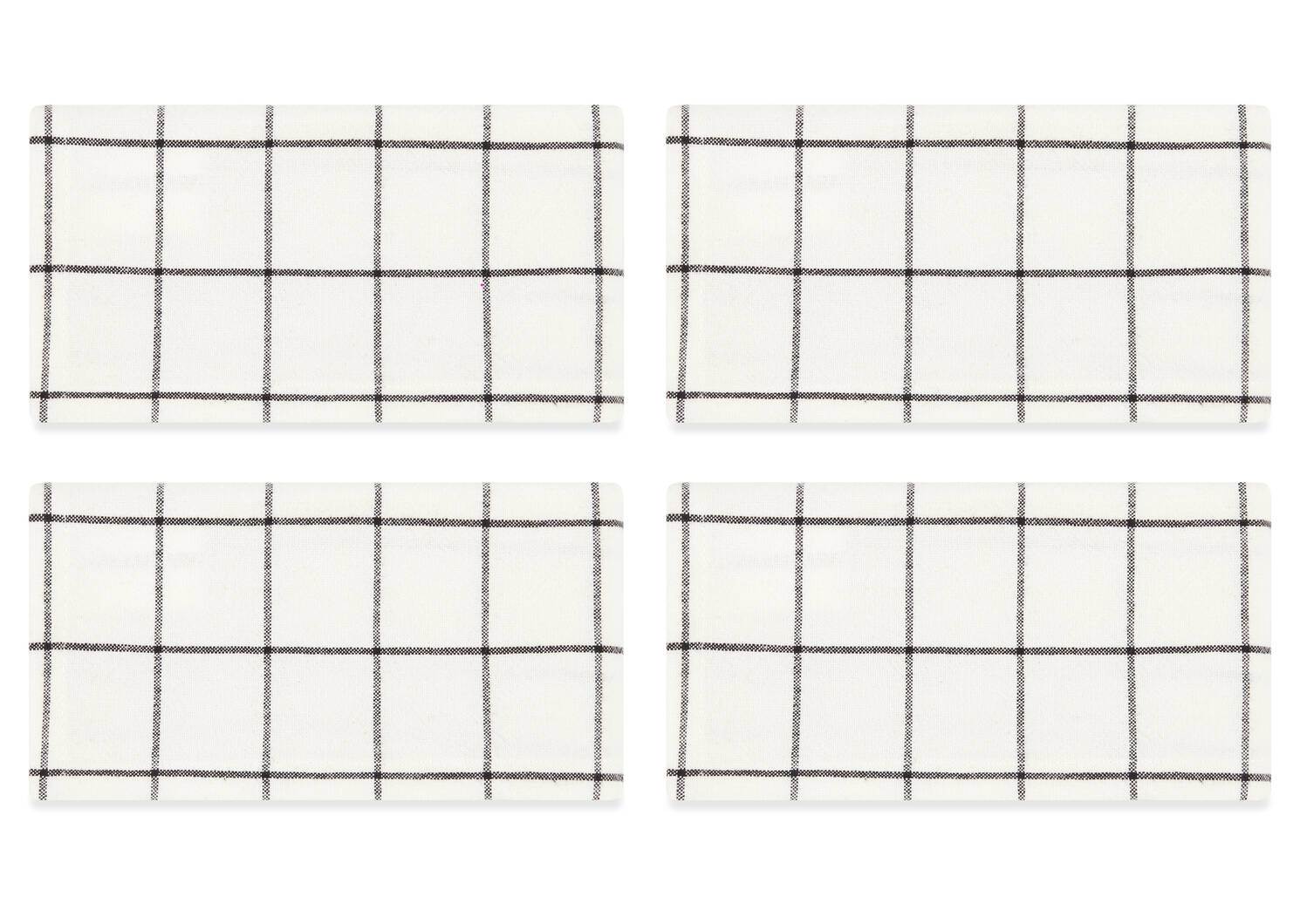 Annika Check Cotton Napkin Set of 4