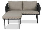 Elora Outdoor Sofa Ottoman Set -Lt Grey