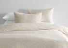 Tavira Cotton Duvet Set Queen Sand/Ivory