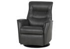 Fauteuil inc. cuir Paramount -Sol ard.