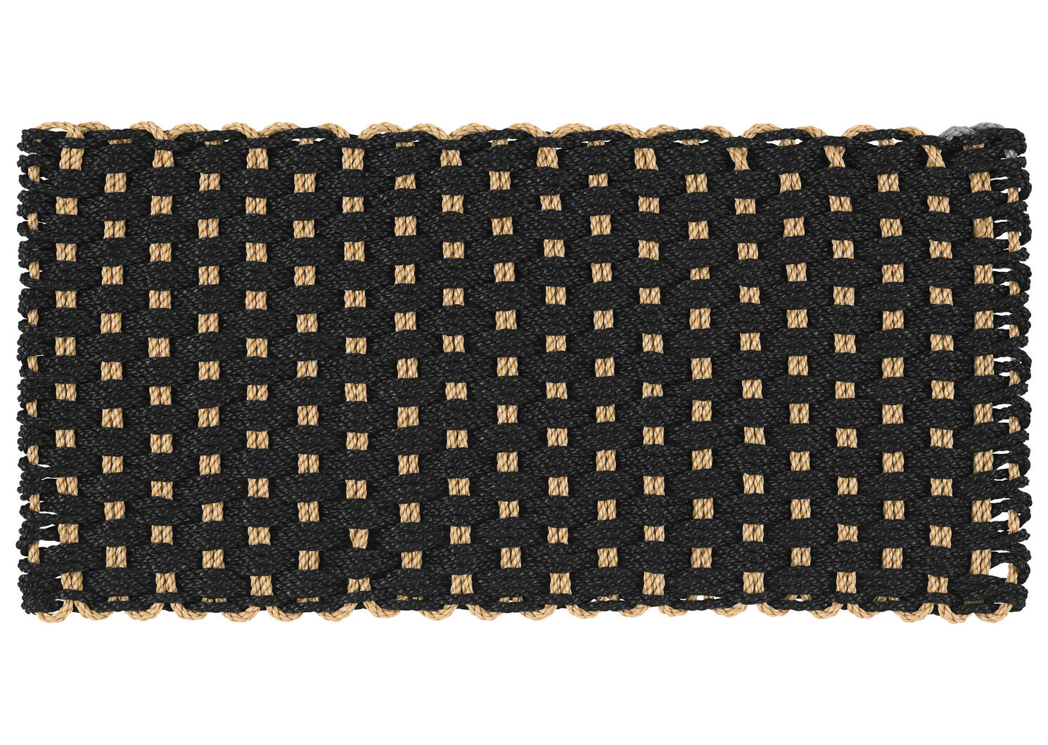 Paillasson tissé Rope noir