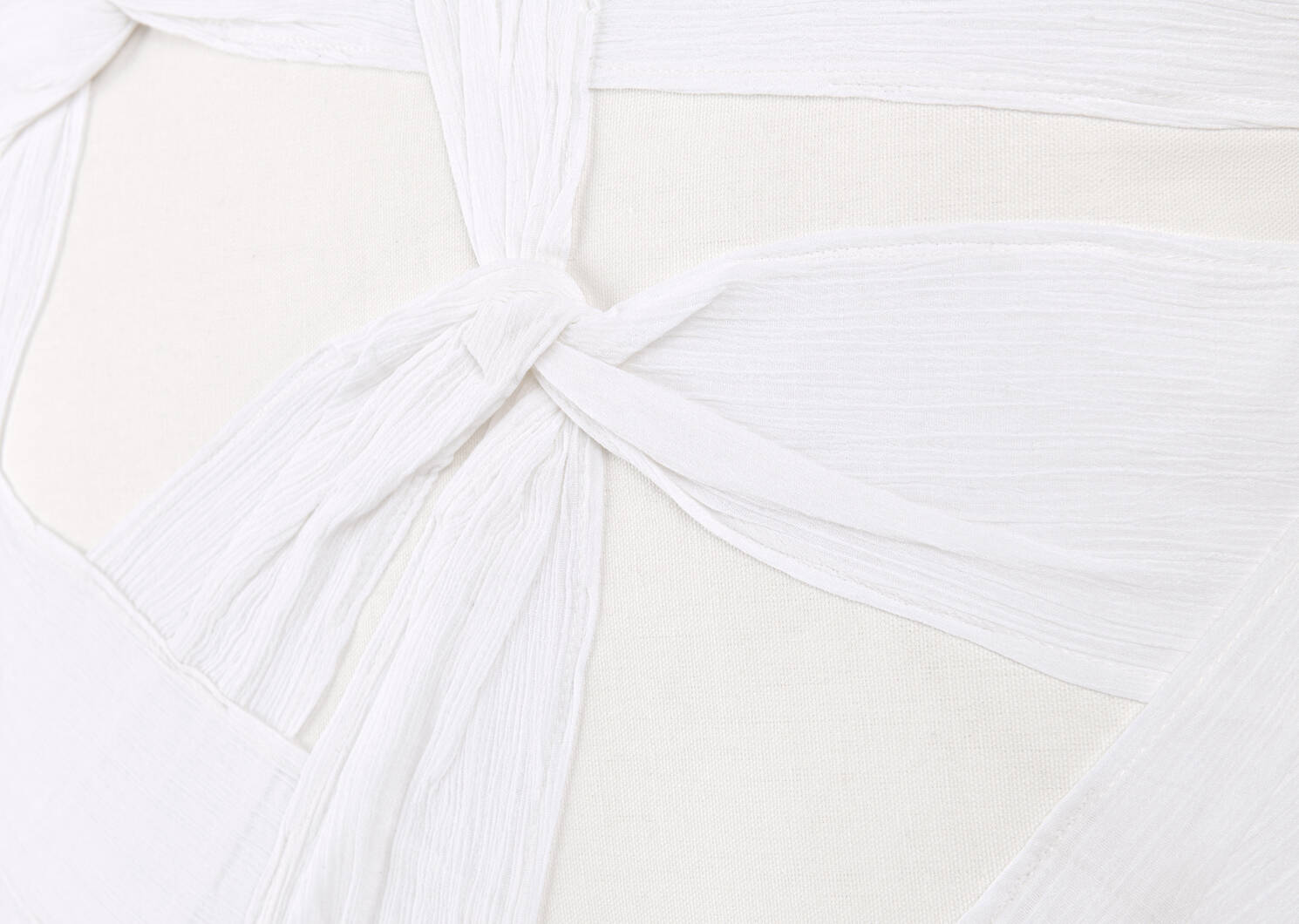 Paola Cotton Pillow 20x20 Ivory