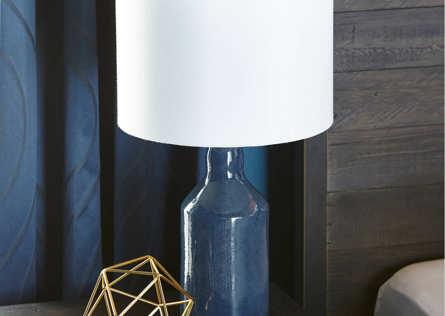 Benno Table Lamp Navy