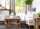 Table basse Sussex -Brulé pin