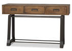 Table console Stapleton -Whisky brun