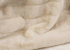 Starlet Faux Fur Throw Oyster