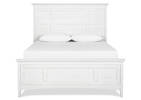 Parker Storage Bed -Heron White, QUEEN