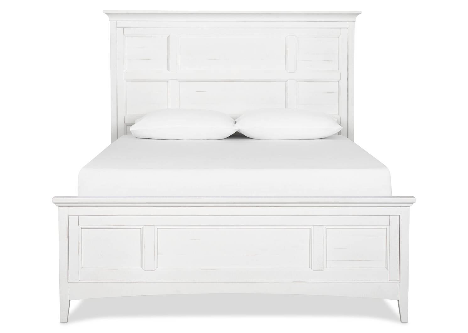 Parker Storage Bed -Heron White