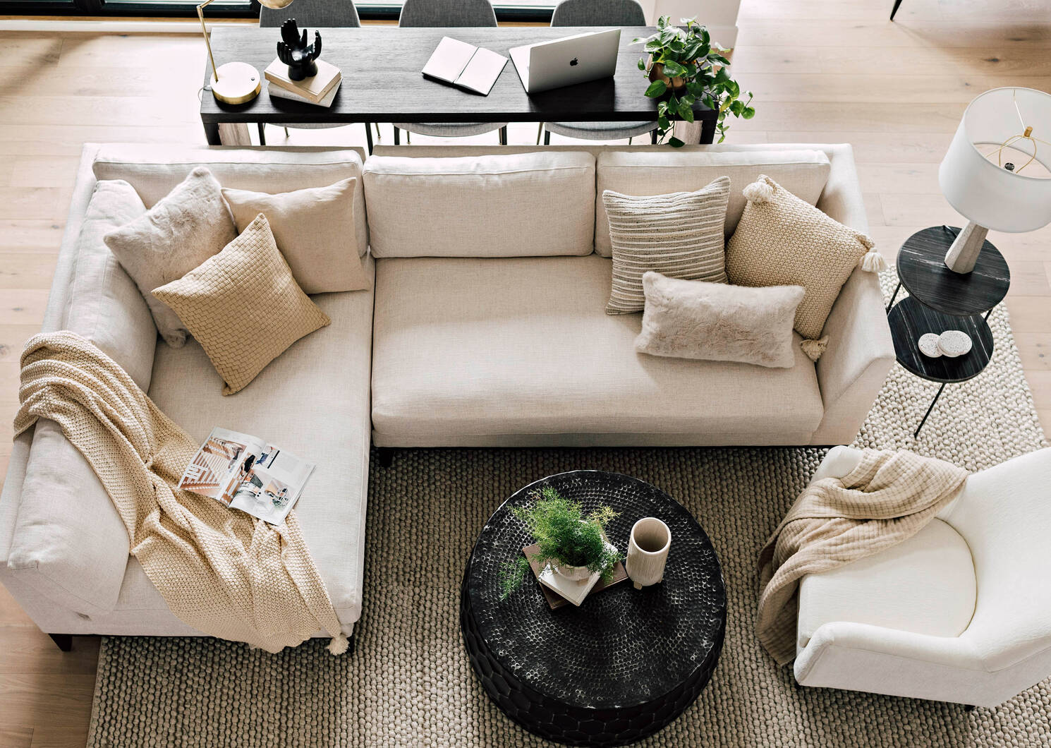 Table basse Quincy -noire
