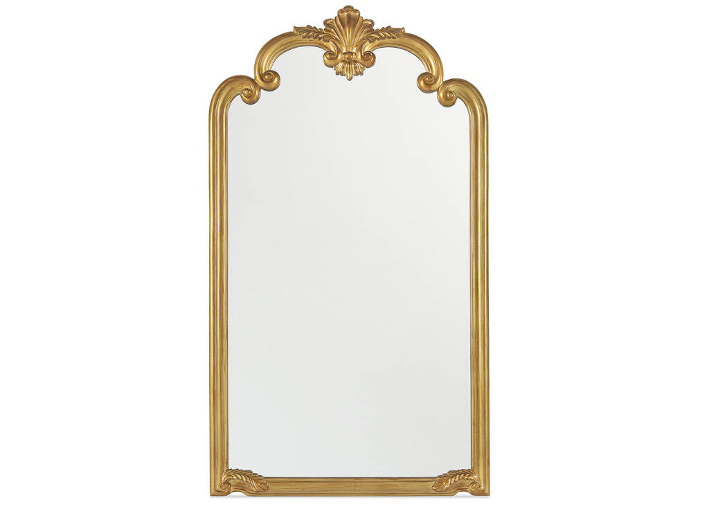 Paige Leaner Mirror Brass
