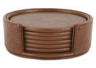 Ensemble de sous-verres Tenly cognac