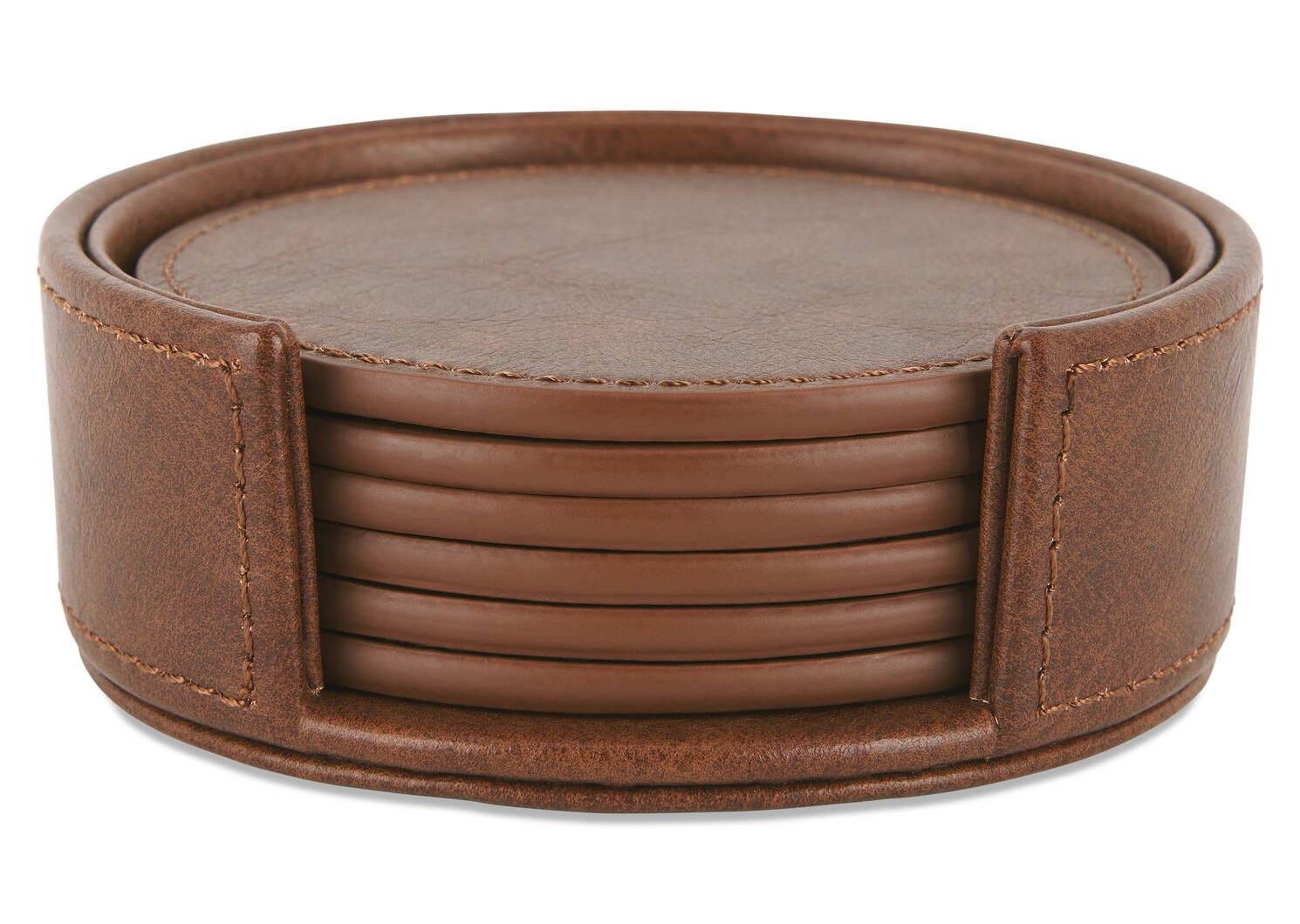 Ensemble de sous-verres Tenly cognac