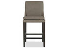 Maurizio Lthr Counter Stool -Torino Ash