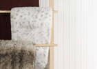 Alpine Faux Fur Throw Snow Leopard