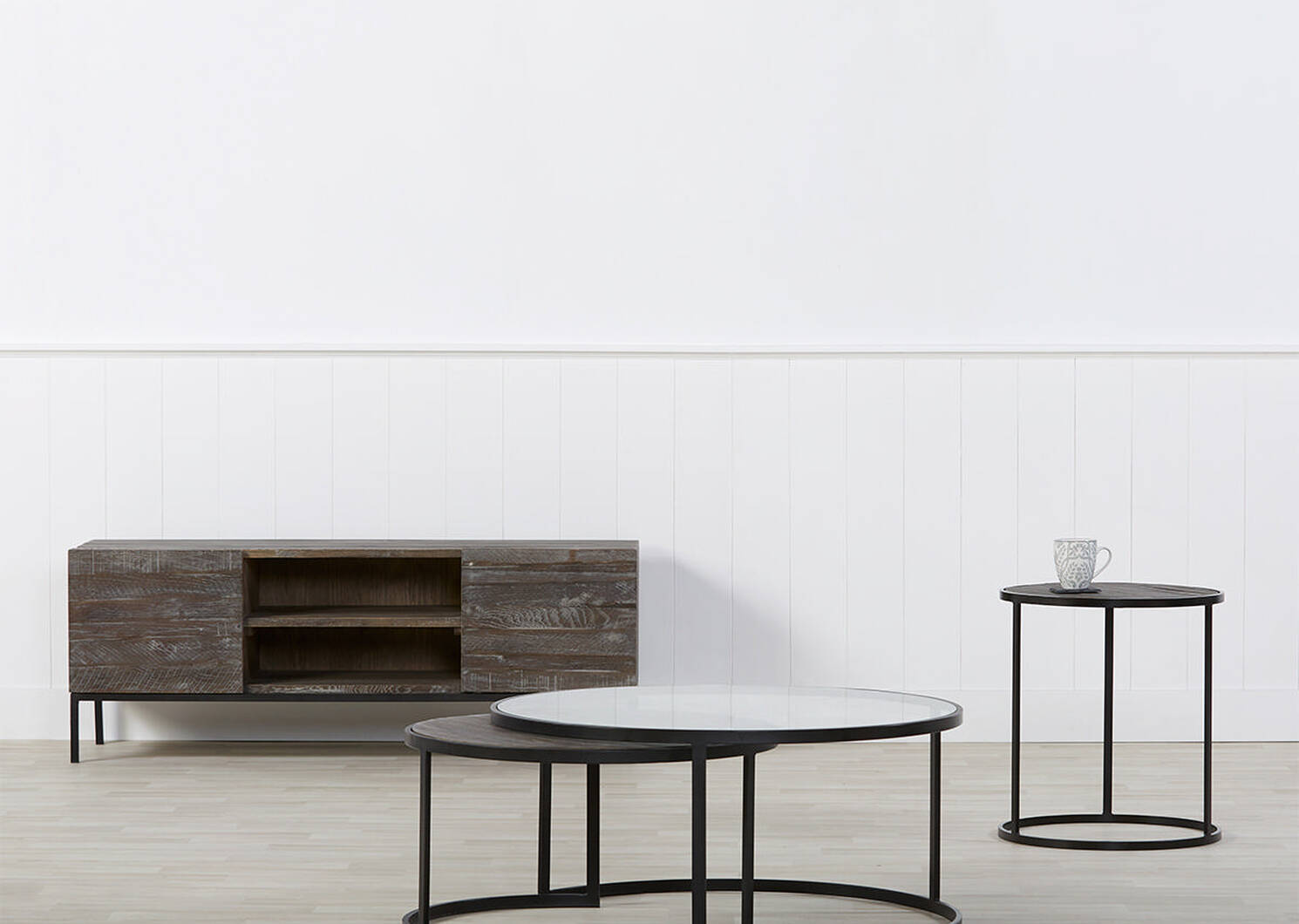 Madera Nesting Coffee Table Set -Oak Bay