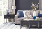 Lenyx Side Table -Ebony Oak