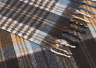 Remi Plaid Throw Multi/Blue