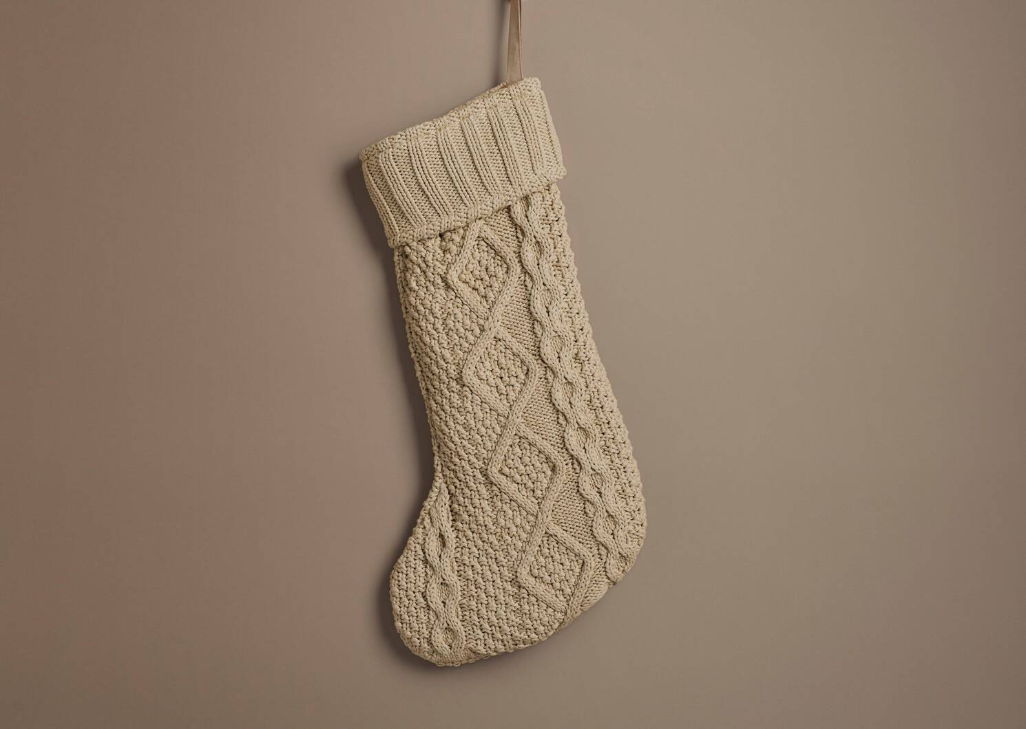 Myles Knit Stocking Natural