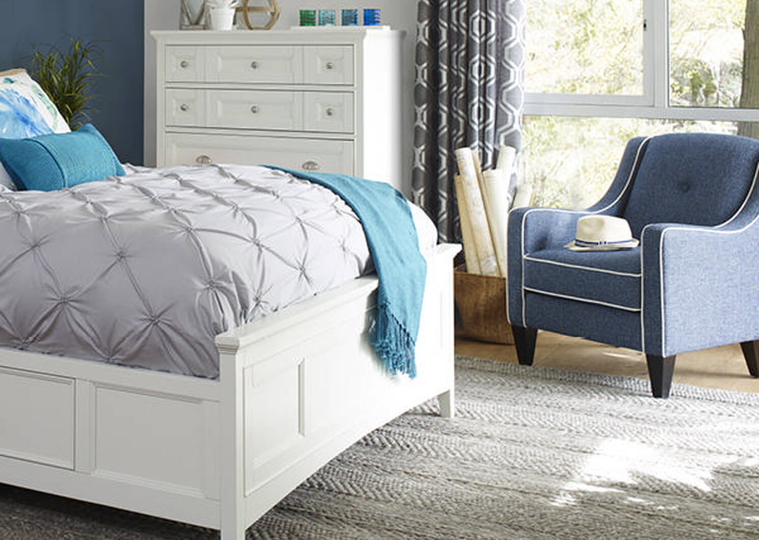 Hugo Rug - Grey-Cream